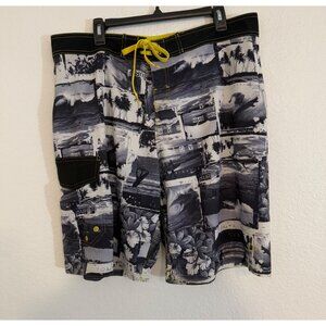 OP Flex 4-Way Stretch Surf Beach Pool Shorts Size 38